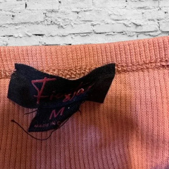 Pink double O ring Cropped Top  4203  NWT Boutique - Picture 5 of 10